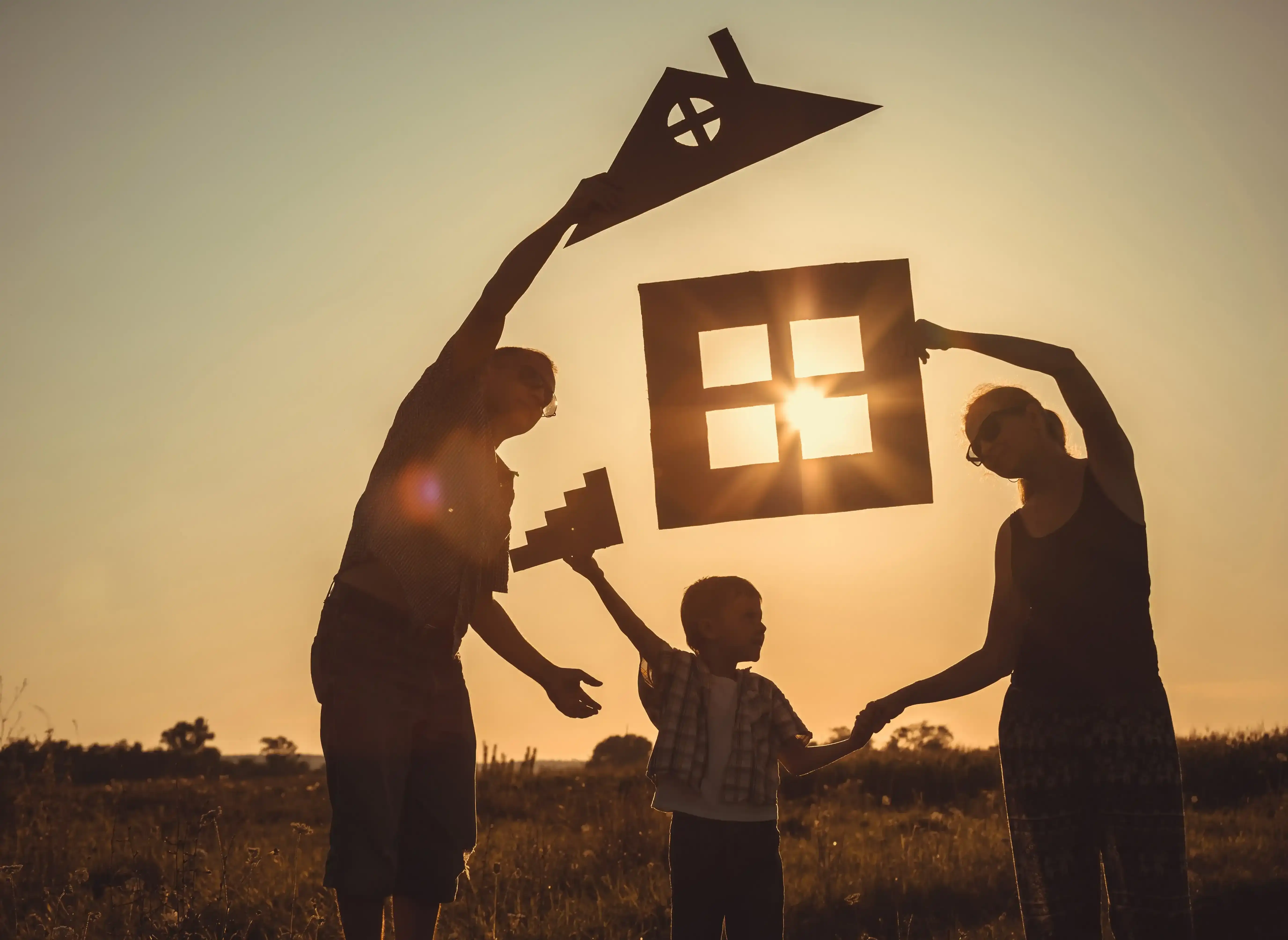 Construction Family Holding Building House