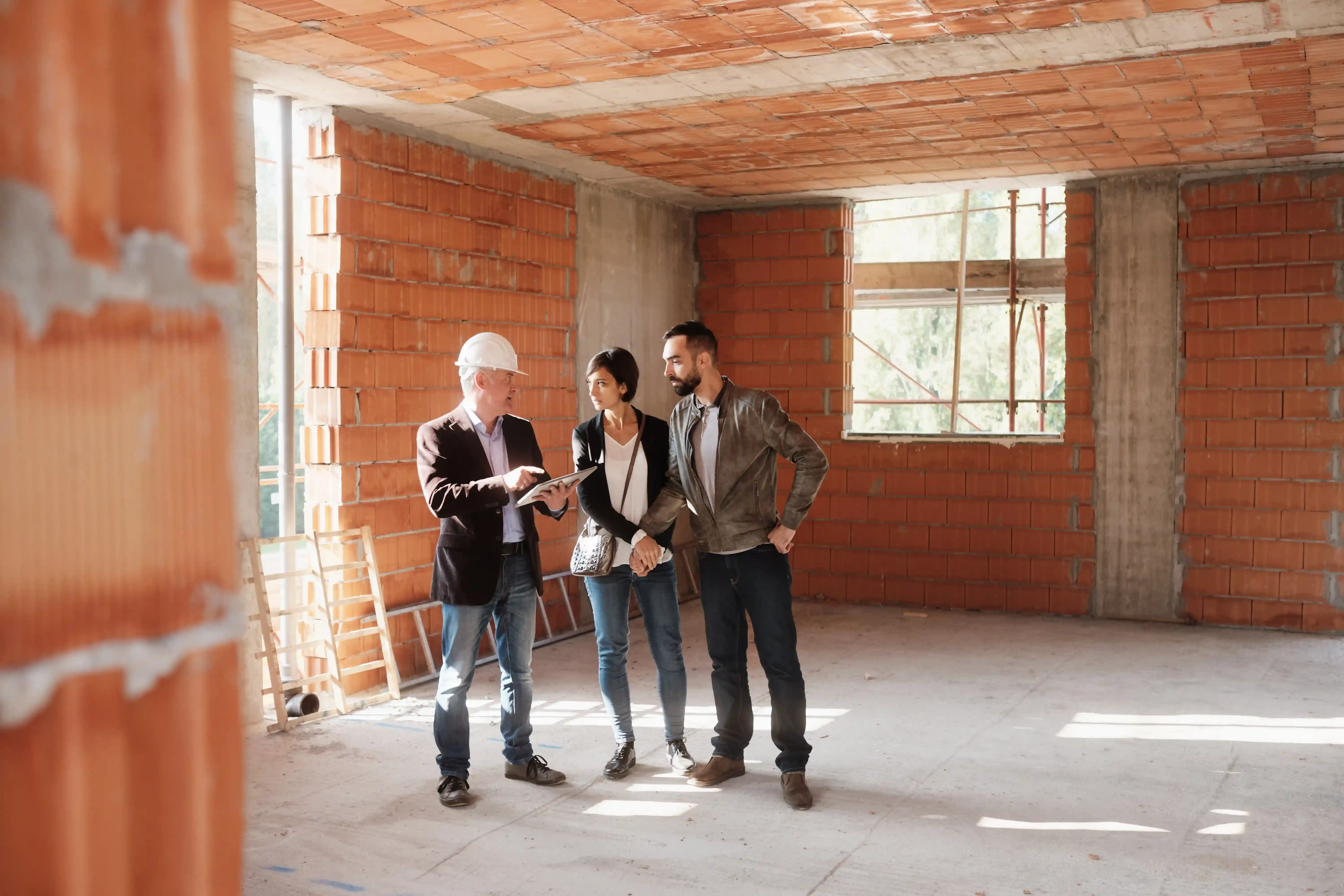 Contractor Meeting With Couple