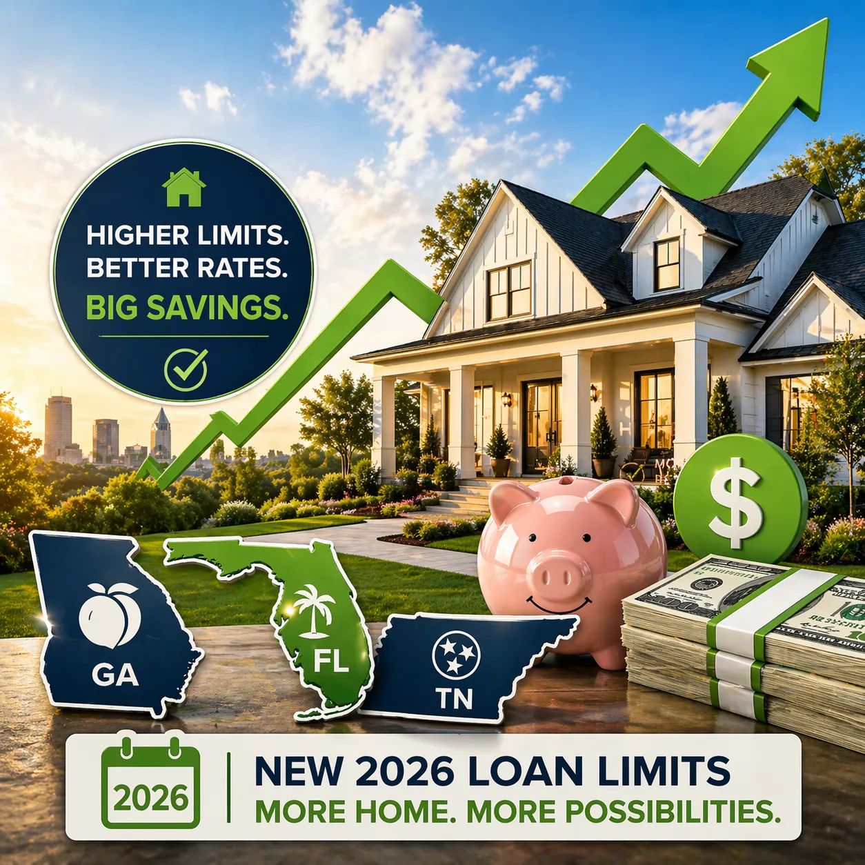 The ‘Jumbo’ Shift: How New 2026 Limits Save You Money in GA, FL, and TN