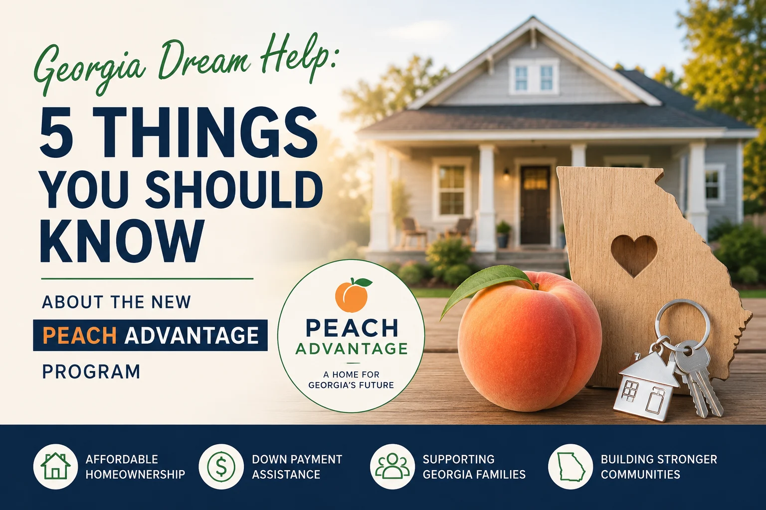Georgia Dream Help: 5 Things You Should Know About the New Peach Advantage Program