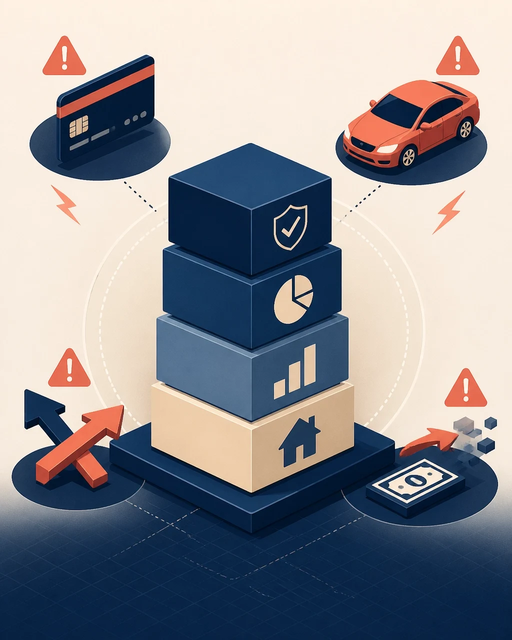 Homebuying budget illustration showing how credit card debt, car loans, income, and other financial factors can affect mortgage affordability.