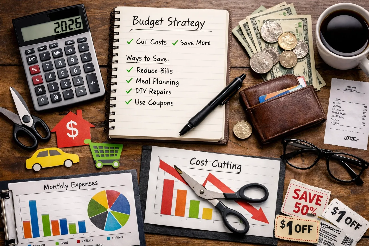 The Inflation Fighter’s Playbook: 50 Ways to Trim Your Monthly Budget in 2026